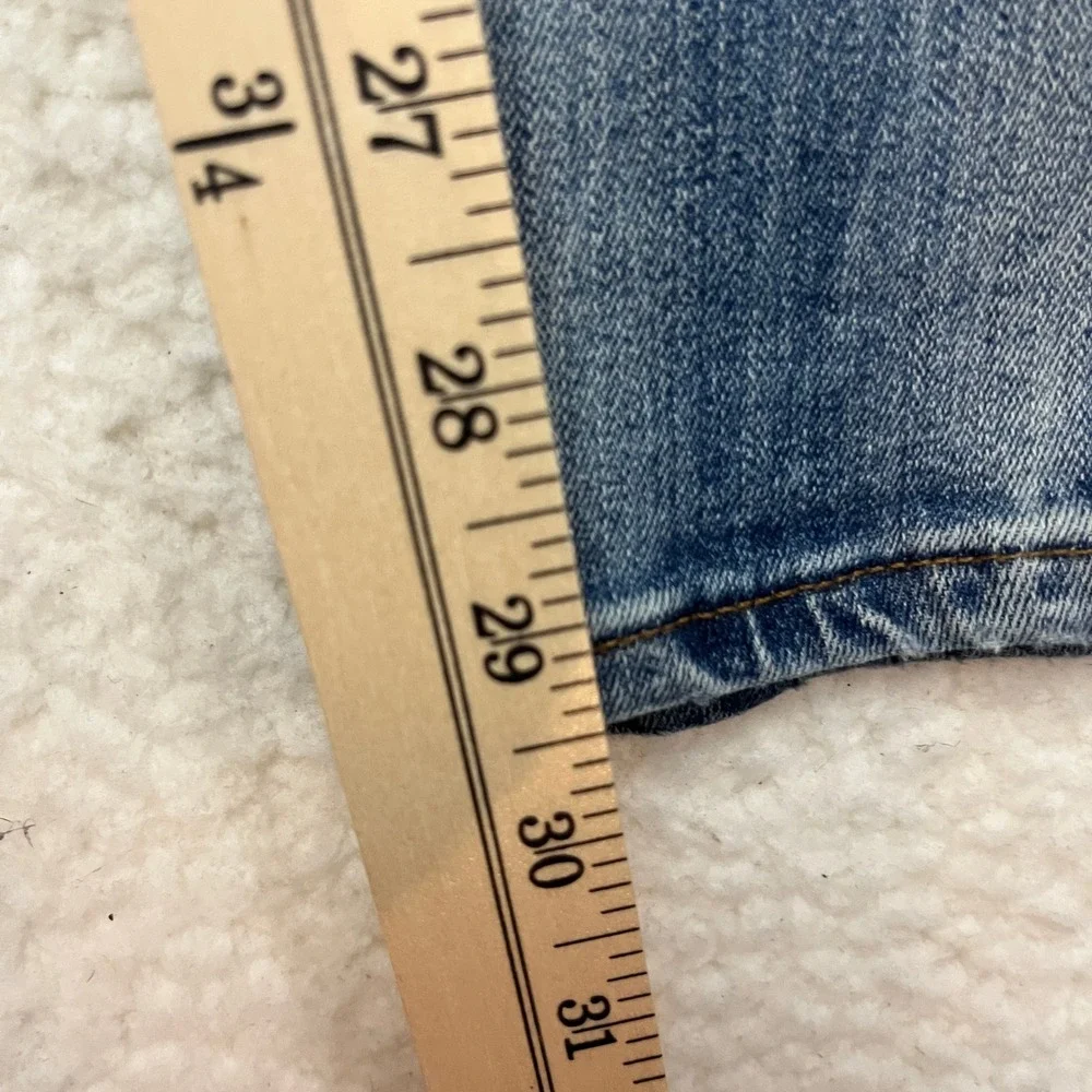Aeropostale Jeans Mens 31x32 Blue Super Skinny Distressed Medium‎ Wash Denim